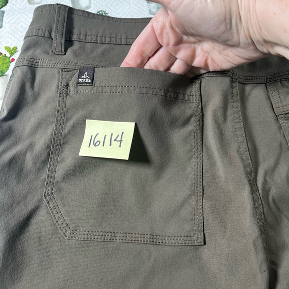 PrAna Breathe Straight Fit Brown Men’s Pants 36X34 Vented Cargo Stretchy - Picture 16 of 16